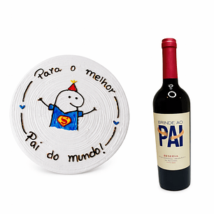 Pack Melhor Pai (Bolo + Vinho)