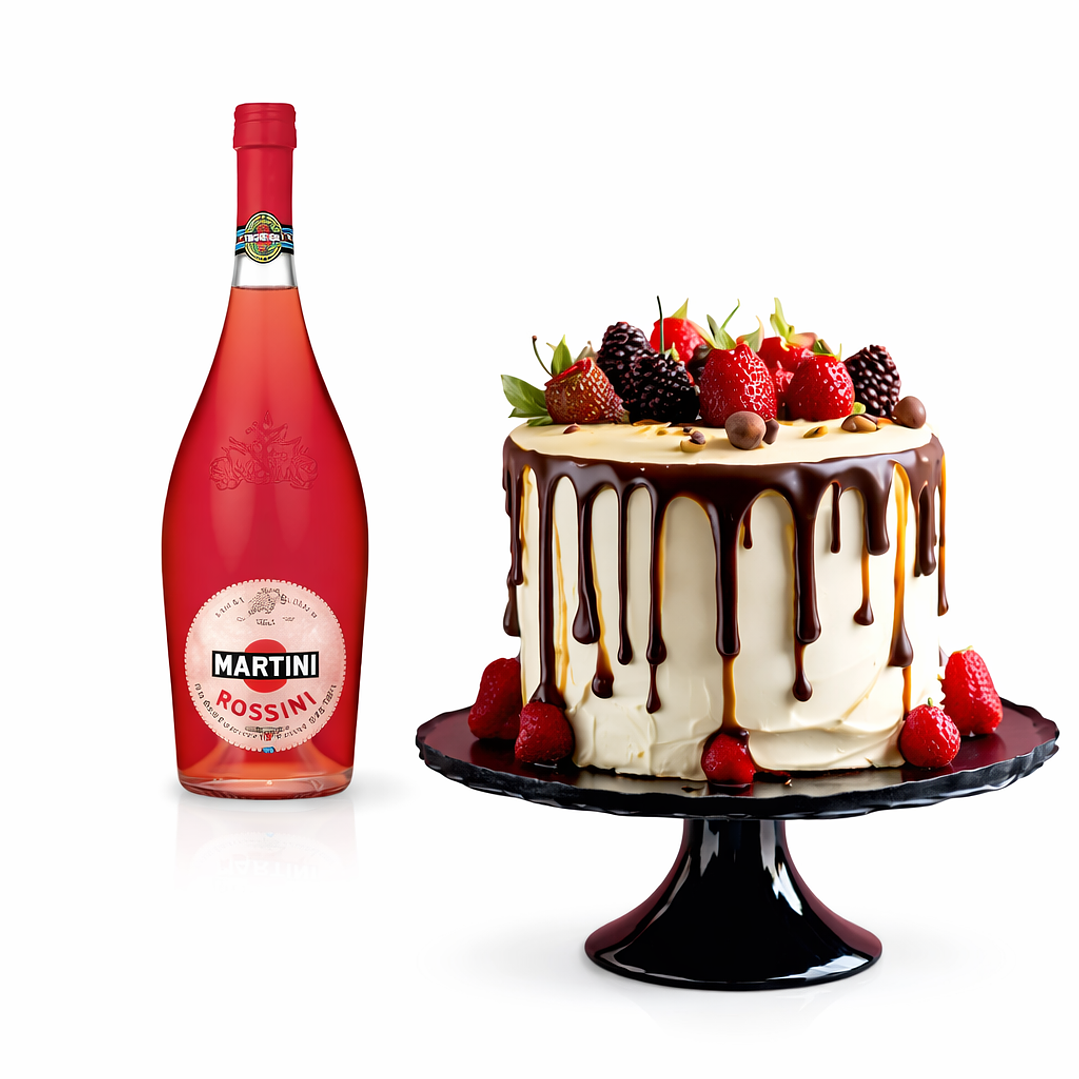 Bolo Drip + Martini (Bellini/Rossini) 1