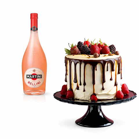 Bolo Drip + Martini (Bellini/Rossini)