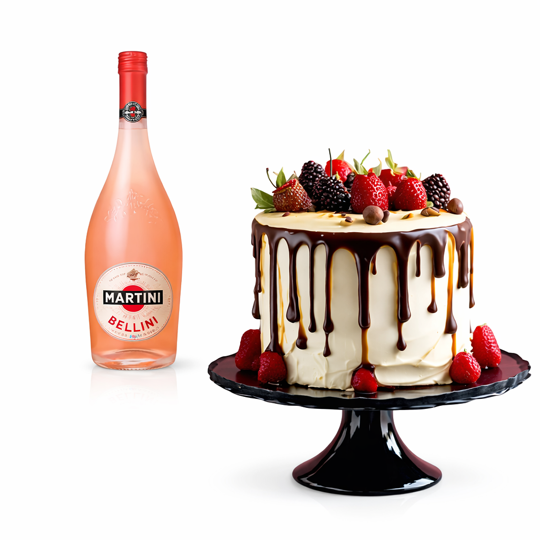 Bolo Drip + Martini (Bellini/Rossini) 2