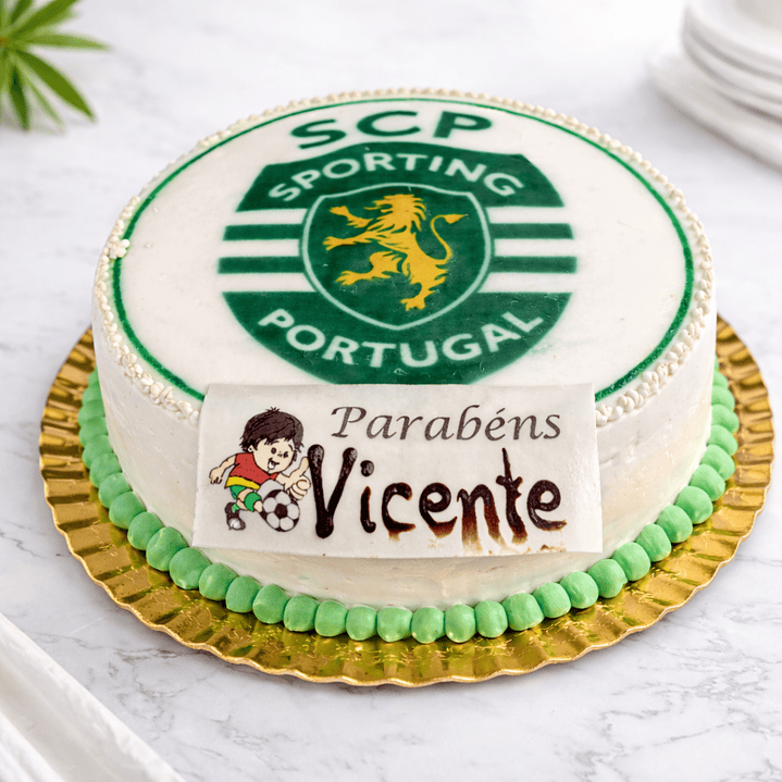 Bolo Sporting Infantil com Foto 2