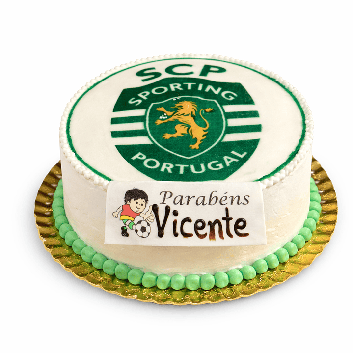 Bolo Sporting Infantil com Foto 1