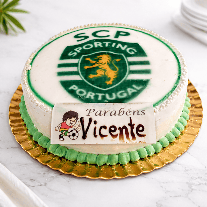 Bolo Sporting Infantil com Foto 4