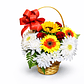 Cesto Gérberas & Rosas - Thumbnail 1