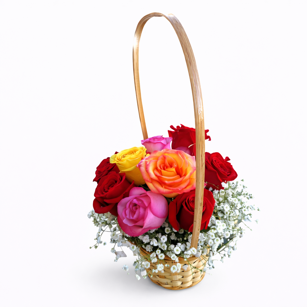 Cesta de Flores para Aniversário 1