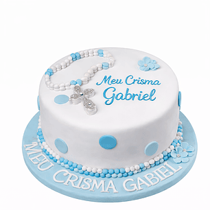 Bolo de Crisma para Menino