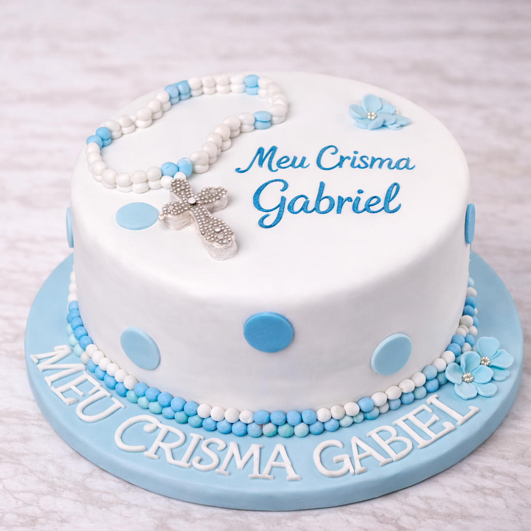 Bolo de Crisma para Menino 2