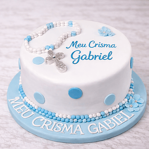 Bolo de Crisma para Menino