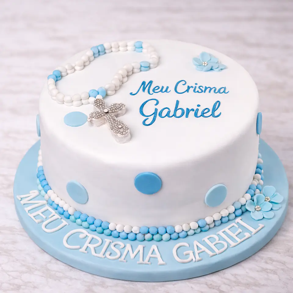 Bolo de Crisma para Menino 3