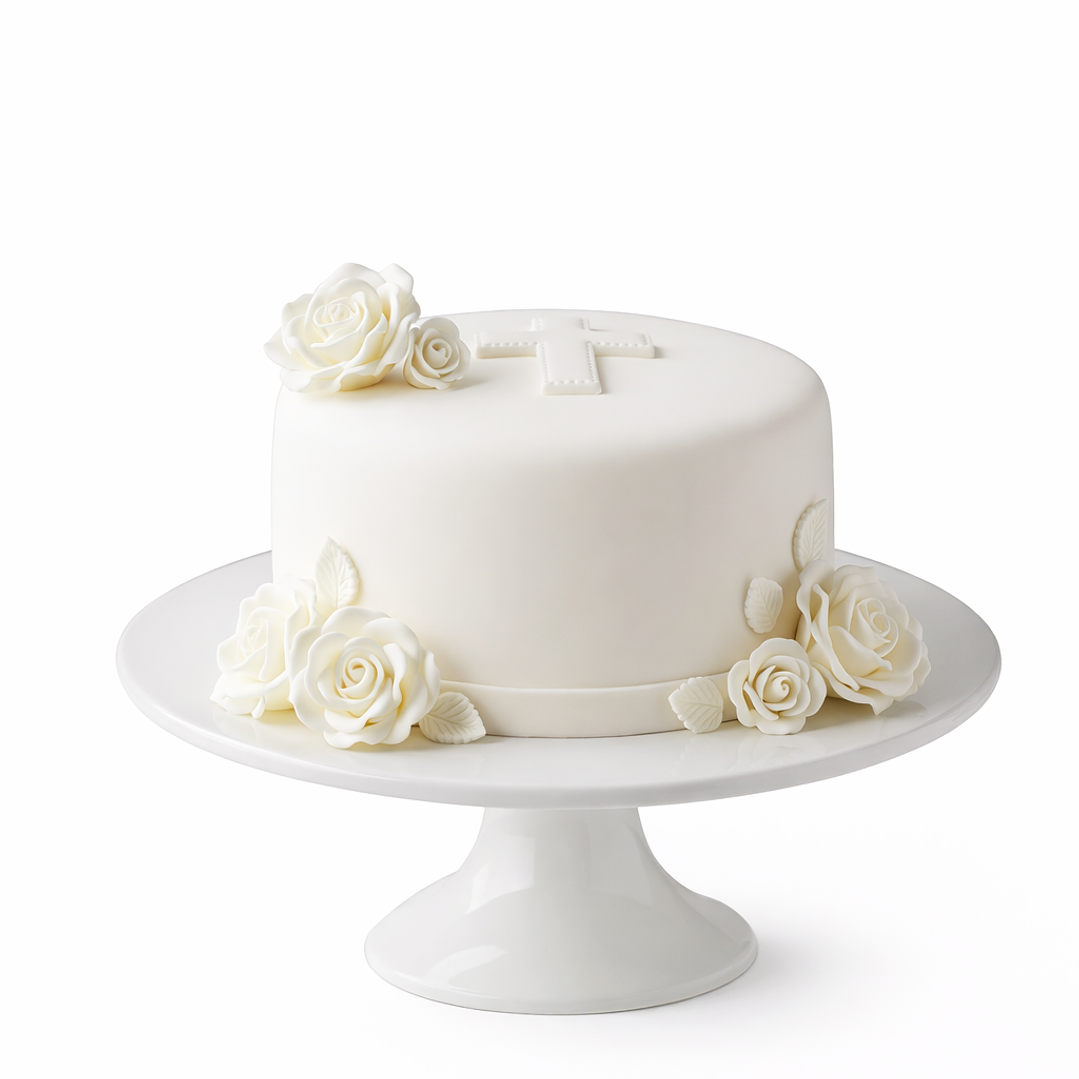 Bolo de Batizado para Menina 3