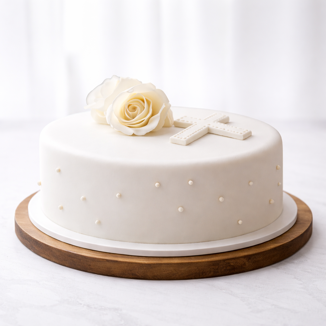 Bolo de Batizado Simples 2