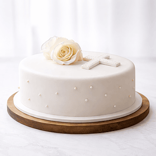 Bolo de Batizado Simples