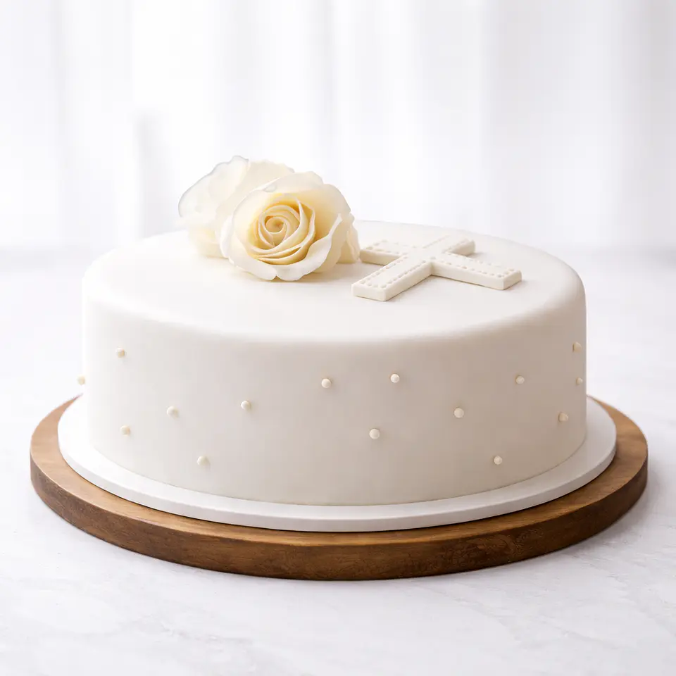 Bolo de Batizado Simples 1