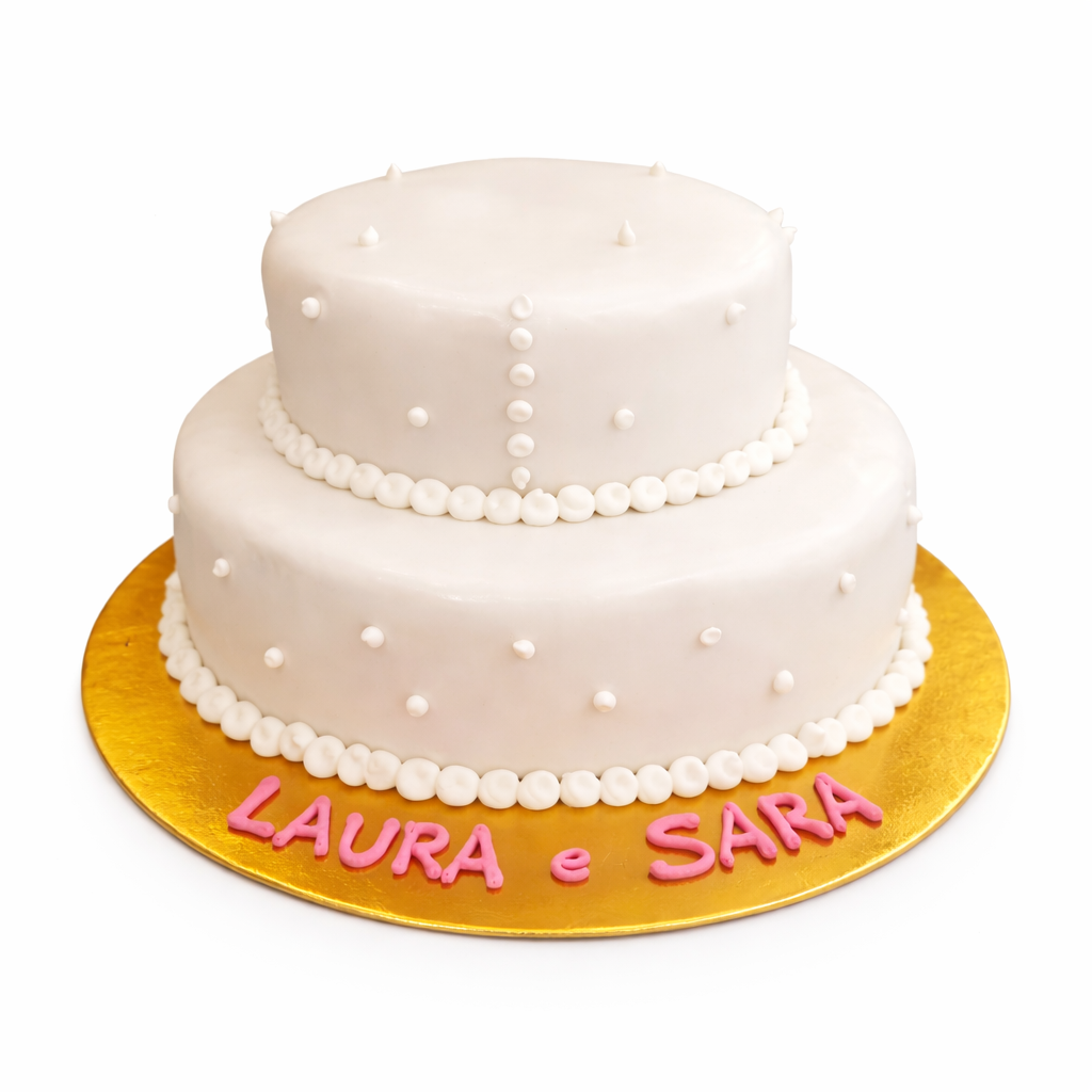 Bolo de Batizado Branco Premium 3