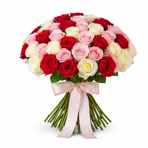 Bouquet de 100 Rosas Personalizadas