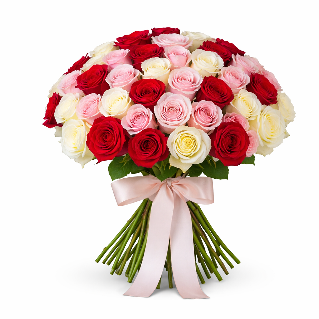 Bouquet de 100 Rosas Personalizadas 1