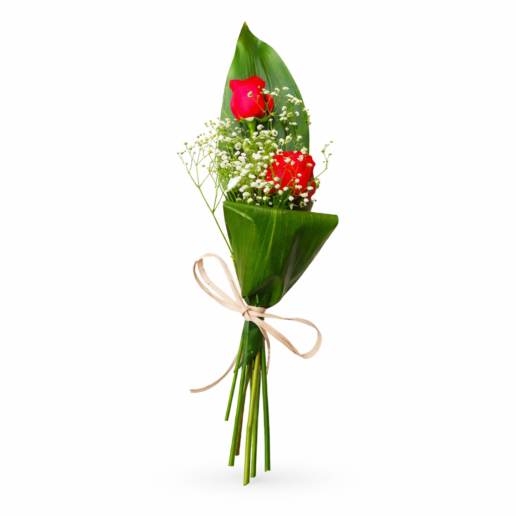 Ramo de 2 Rosas Vermelhas 2