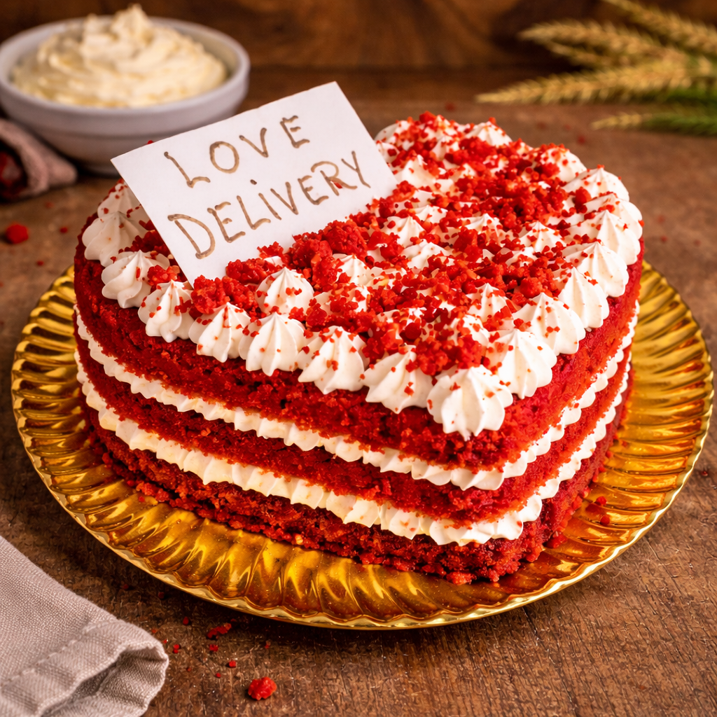 Bolo Coração Red Velvet 3