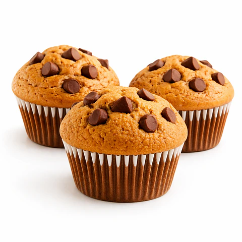 Muffins com Pepitas de Chocolate