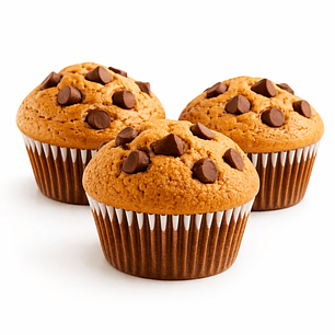 Muffins com Pepitas de Chocolate