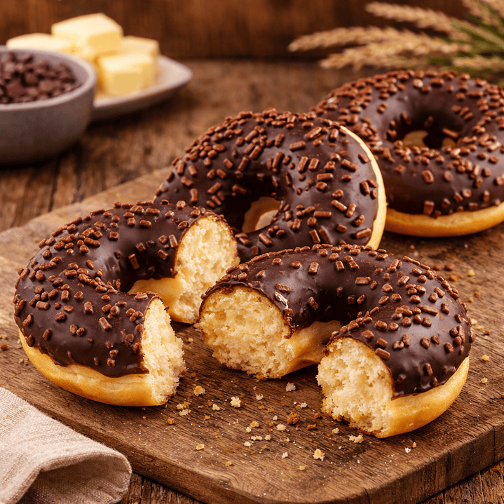 Donuts de Chocolate com Pepitas 2