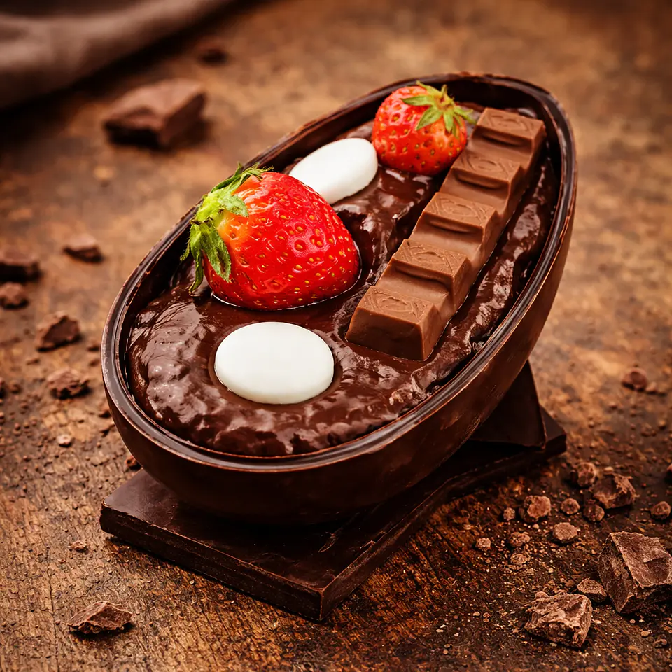 Ovo de Páscoa Recheado Chocolate Kinder 3