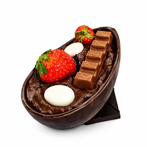 Ovo de Páscoa Recheado Chocolate Kinder