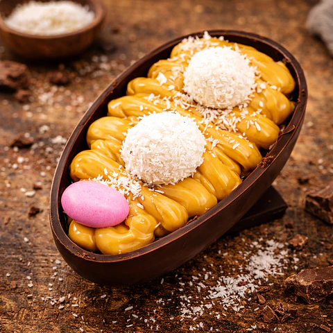 Ovo de Páscoa Recheado Raffaello