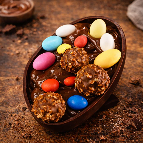 Ovo de Colher com Mix de Chocolates