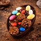 Ovo de Páscoa Recheado Bombons e Drageias - Thumbnail 2