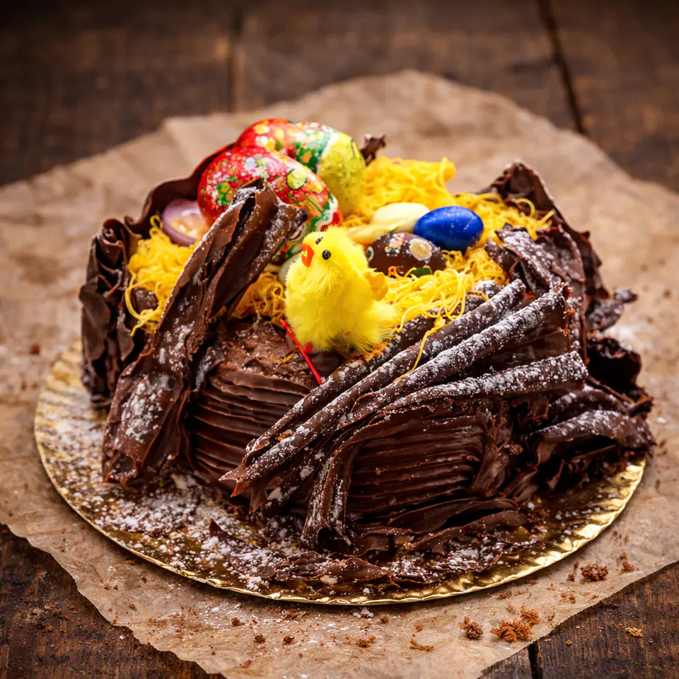 Ninho de Páscoa de Chocolate 4