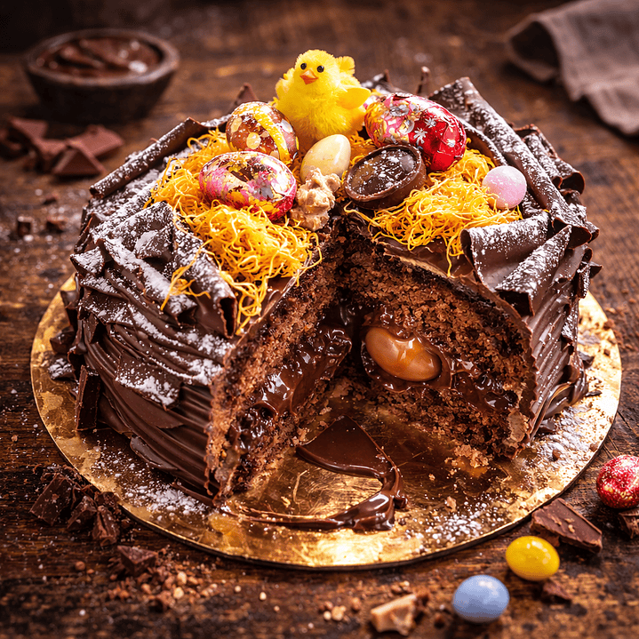Ninho de Páscoa de Chocolate 3