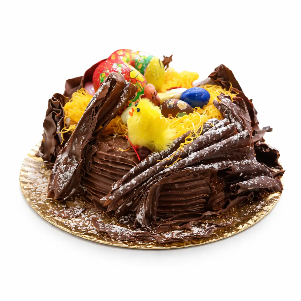 Ninho de Páscoa de Chocolate 1