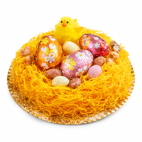 Ninho de Páscoa de Doce de Ovo