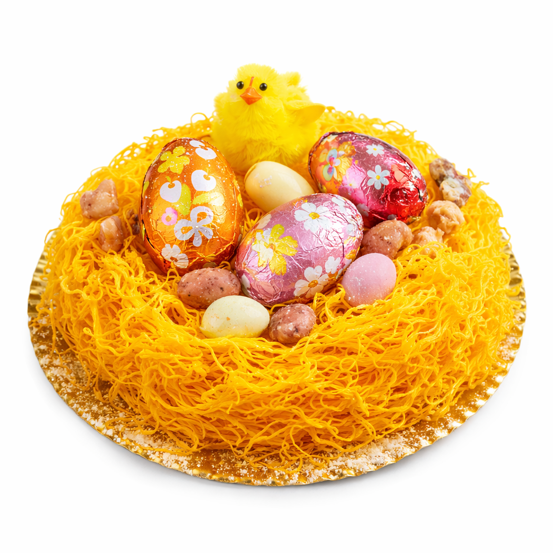 Ninho de Páscoa de Doce de Ovo 1