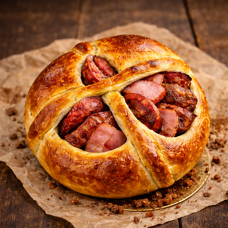 Folar de Páscoa com Carnes 2