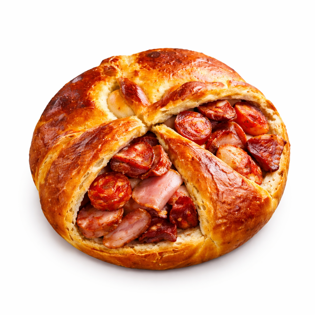 Folar de Páscoa com Carnes 3
