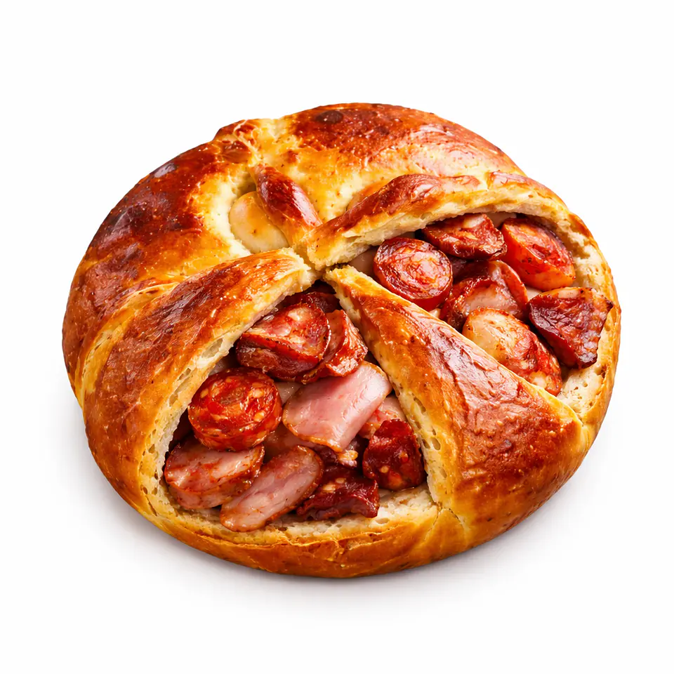 Folar de Páscoa com Carnes 3