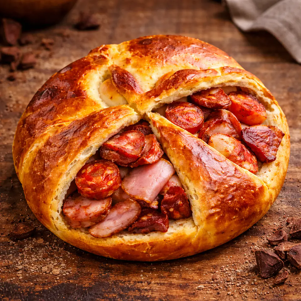 Folar de Páscoa com Carnes 4