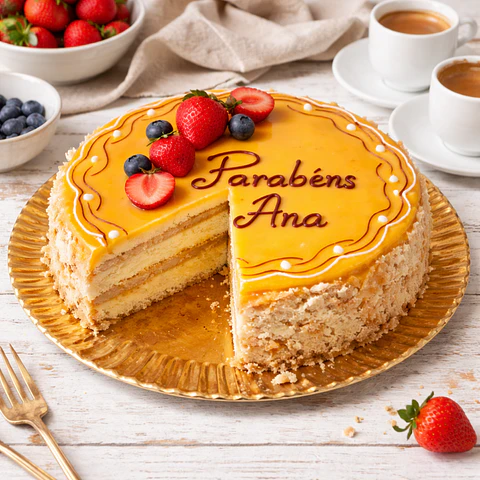 Bolo de Aniversário Simples