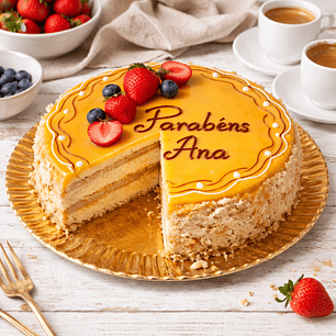 Bolo de Aniversário Simples