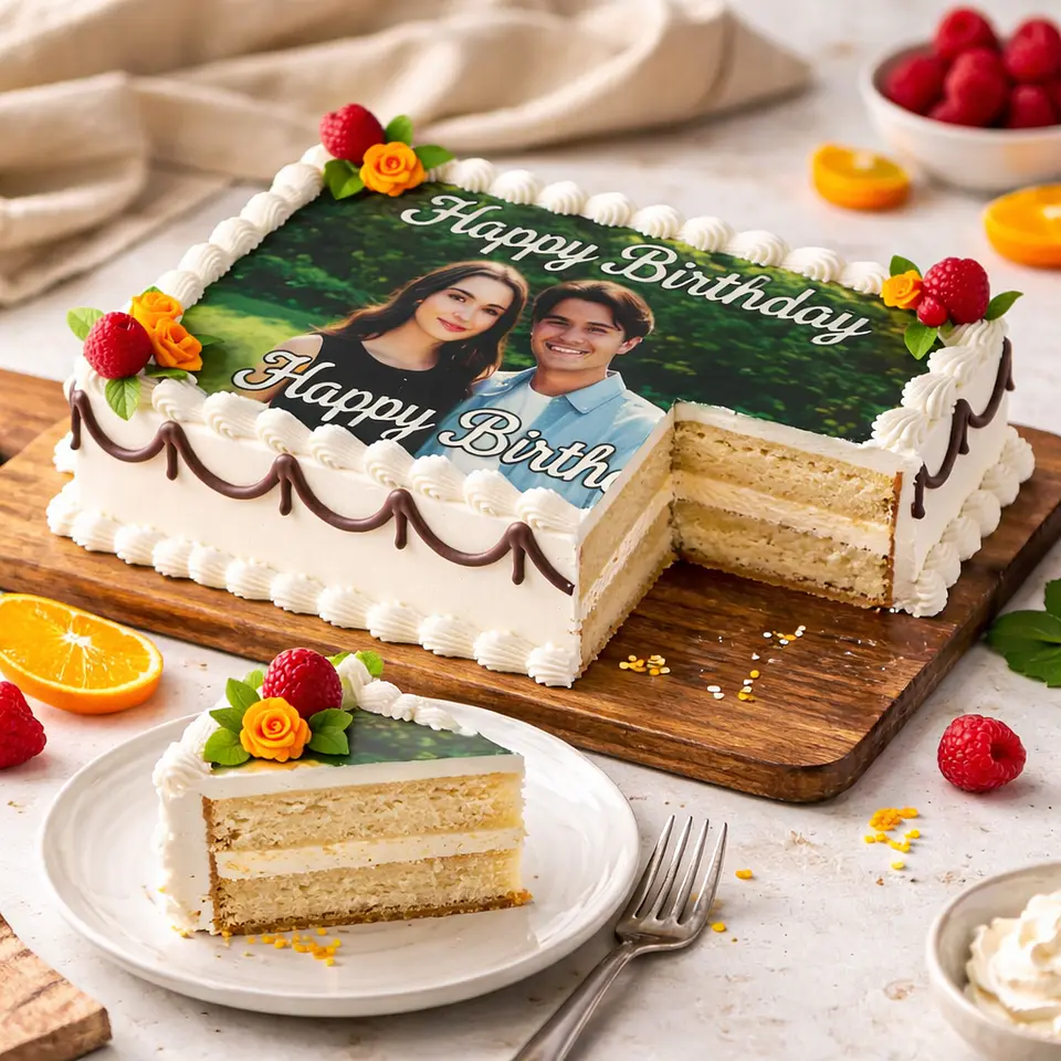 Bolo de Aniversário com Foto 4