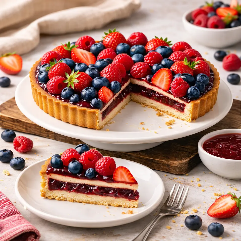 Tarte de Frutos Vermelhos 2
