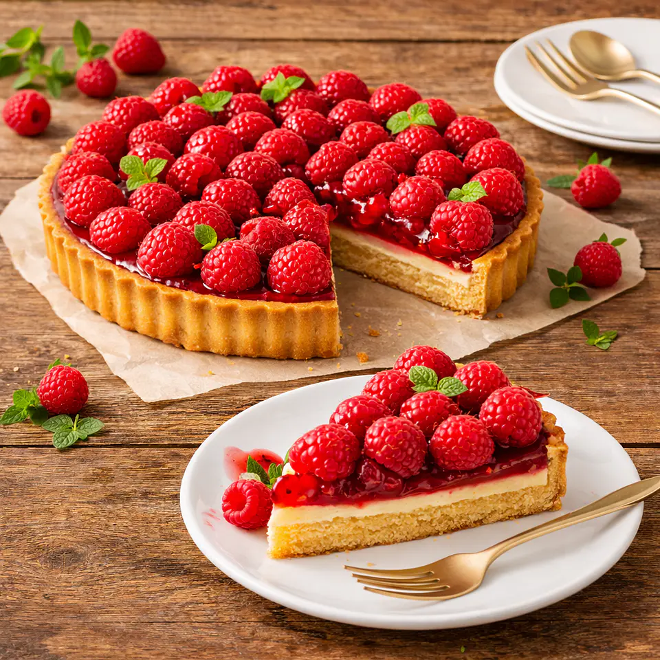 Tarte de Framboesa 2
