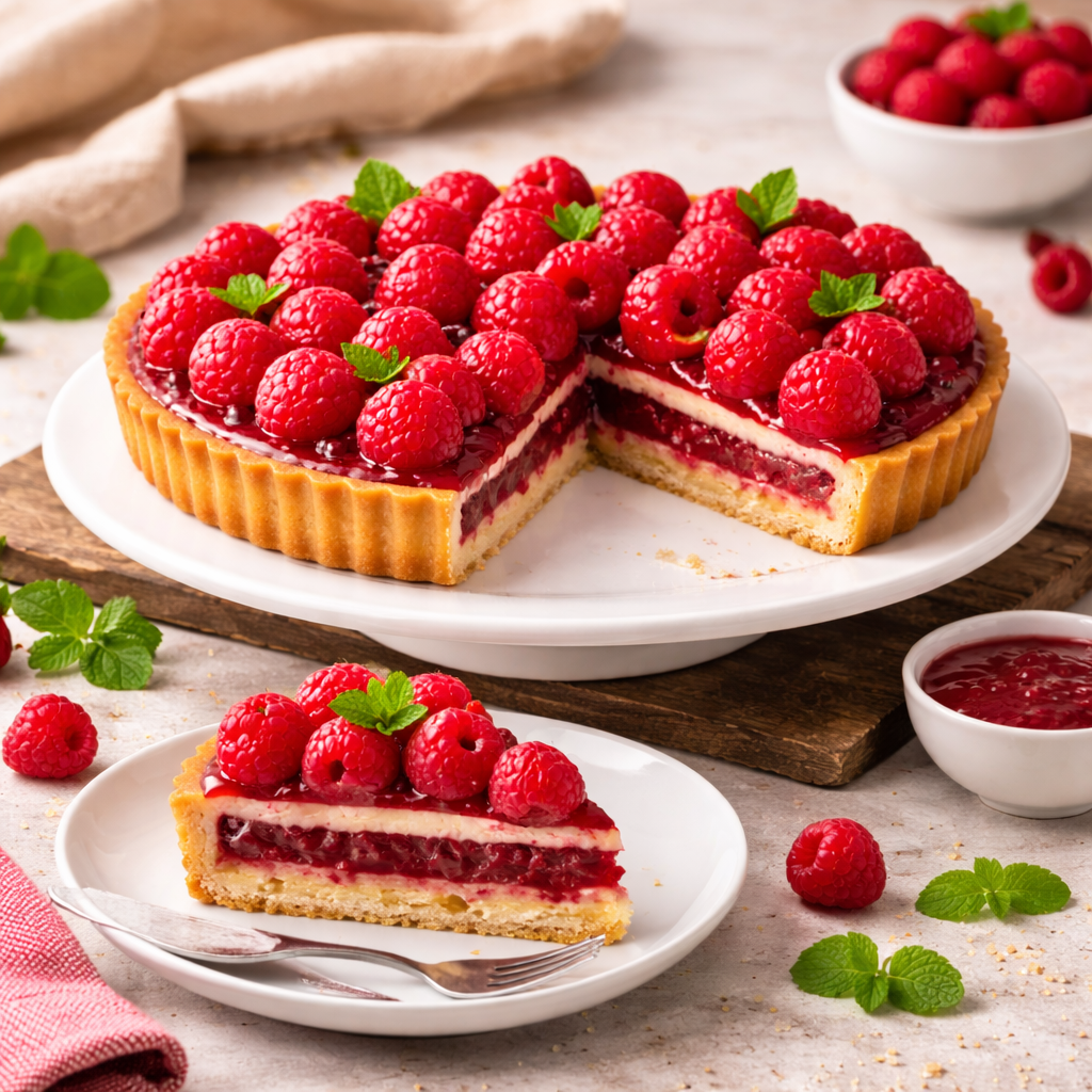 Tarte de Framboesa 4