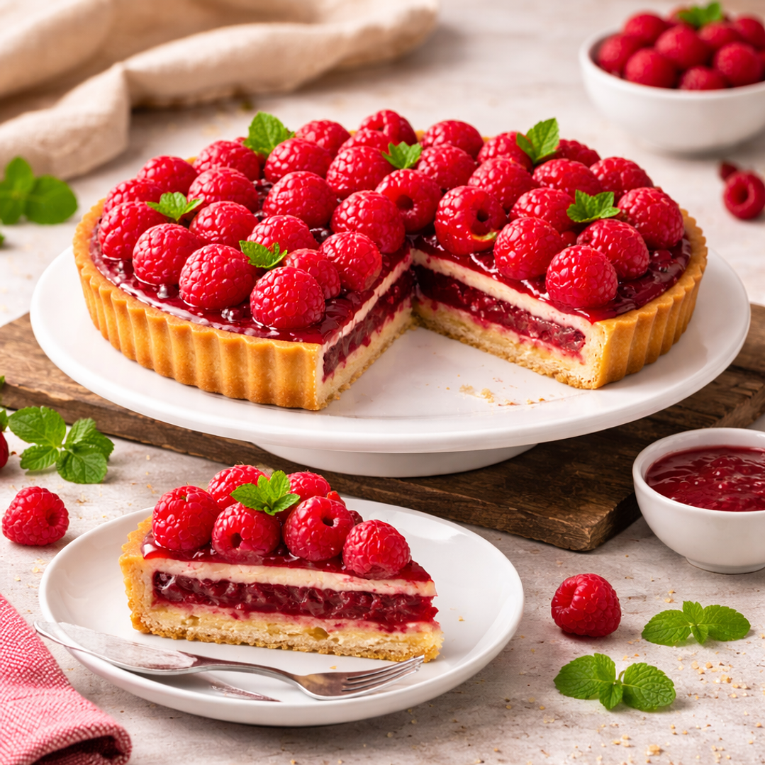 Tarte de Framboesa 4