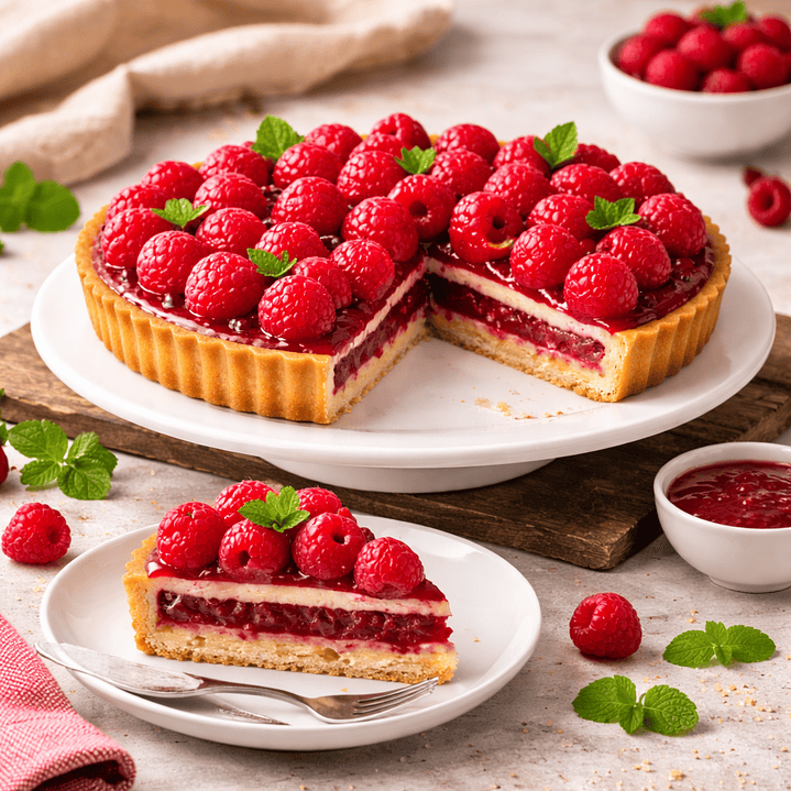 Tarte de Framboesa 4