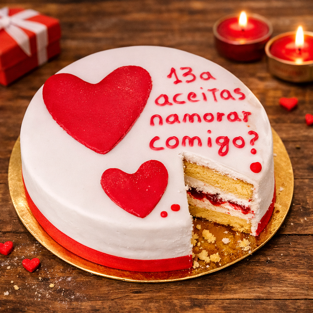 Bolo Romântico – Love Cake 2