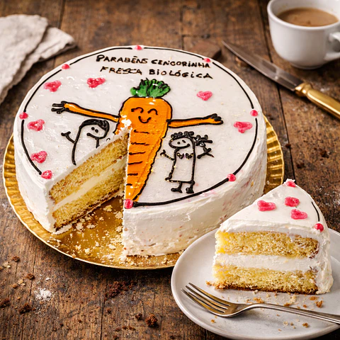 Bento Cake "Cenourinha Biologica"