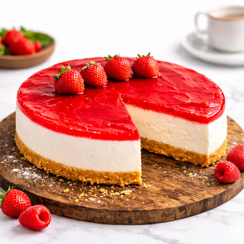 Cheesecake de Morango 3